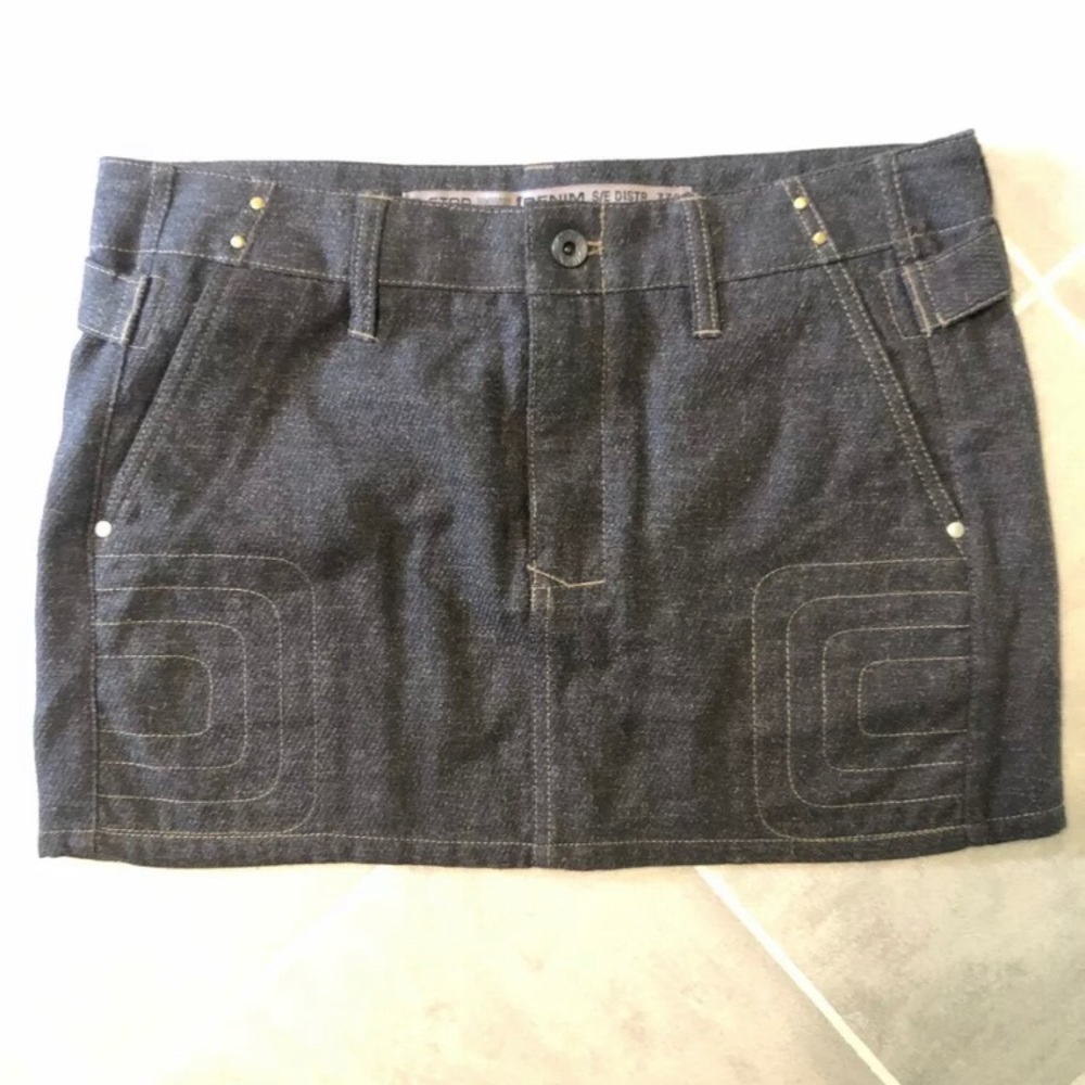 Vintage G-Star Raw Track Mini Skirt Sz S.